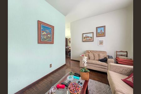 Sala  de apartamento à venda com 3 quartos, 95m² em Sion, Belo Horizonte