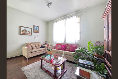 Sala  de apartamento à venda com 3 quartos, 95m² em Sion, Belo Horizonte