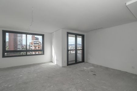 Sala de apartamento à venda com 3 quartos, 110m² em Petrópolis, Porto Alegre