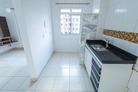 cozinha de apartamento para alugar com 2 quartos, 42m² em Venda Nova, Belo Horizonte