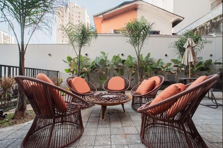 Área comum - Fogueira de kitnet/studio para alugar com 1 quarto, 27m² em Vila Clementino, São Paulo