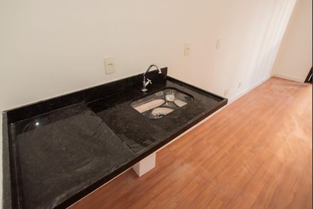 Cozinha de kitnet/studio para alugar com 1 quarto, 27m² em Vila Clementino, São Paulo