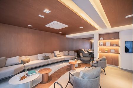 Studio para alugar com 27m², 1 quarto e sem vaga Studio para alugar com 27m², 1 quarto e sem vagaÁrea comum - Salão de festas