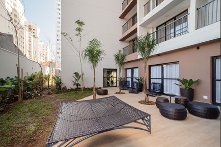 Studio para alugar com 27m², 1 quarto e sem vaga Studio para alugar com 27m², 1 quarto e sem vagaÁrea comum - Churrasqueira