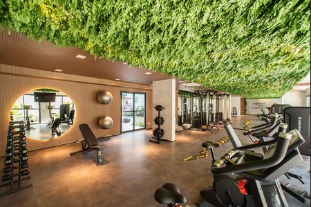 Área comum - Academia de kitnet/studio para alugar com 1 quarto, 27m² em Vila Clementino, São Paulo