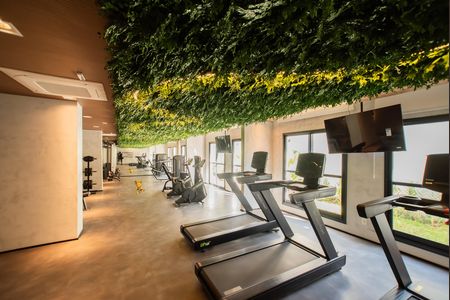 Studio para alugar com 27m², 1 quarto e sem vaga Studio para alugar com 27m², 1 quarto e sem vagaÁrea comum - Academia