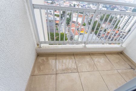 Varanda  de apartamento à venda com 2 quartos, 50m² em Vila Maria Leonor, Diadema
