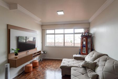 Sala de apartamento à venda com 3 quartos, 90m² em Nova Suíça, Belo Horizonte