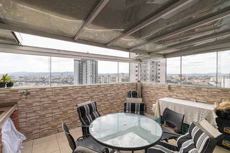 Varanda Gourmet de apartamento para alugar com 3 quartos, 130m² em Vila Santana, São Paulo