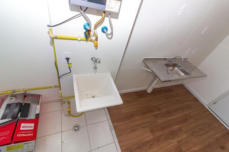Apartamento para alugar com 37m², 2 quartos e sem vaga Apartamento para alugar com 37m², 2 quartos e sem vagaCozinha e Área de Serviço