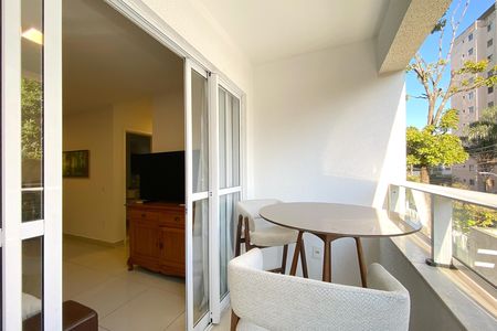 Varanda da Sala de apartamento à venda com 3 quartos, 69m² em Planalto, Belo Horizonte