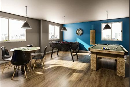 Apartamento à venda com 35m², 2 quartos e sem vaga Apartamento à venda com 35m², 2 quartos e sem vagaSalão de jogos