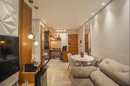 Sala de apartamento à venda com 1 quarto, 43m² em Jardim Marina, São Bernardo do Campo