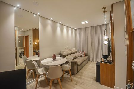 Sala de apartamento à venda com 1 quarto, 43m² em Jardim Marina, São Bernardo do Campo