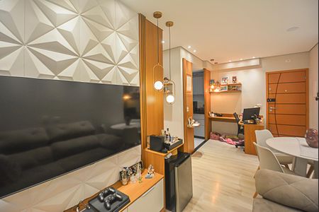 Sala de apartamento à venda com 1 quarto, 43m² em Jardim Marina, São Bernardo do Campo