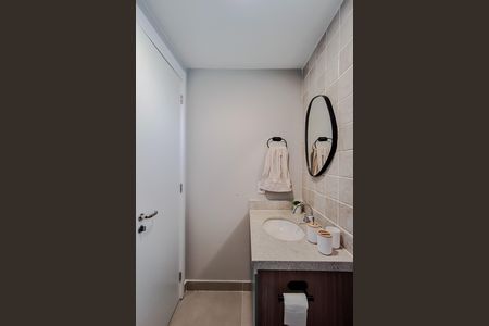 Studio para alugar com 34m², 1 quarto e sem vaga Studio para alugar com 34m², 1 quarto e sem vagaBanheiro