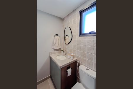 Studio para alugar com 34m², 1 quarto e sem vaga Studio para alugar com 34m², 1 quarto e sem vagaBanheiro