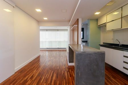 Sala de apartamento à venda com 1 quarto, 49m² em Jardim Santo Amaro, São Paulo