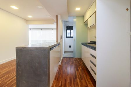 Cozinha de apartamento à venda com 1 quarto, 49m² em Jardim Santo Amaro, São Paulo