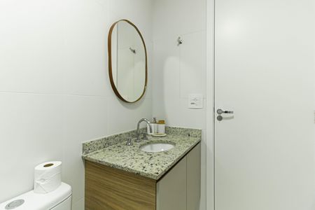 Studio para alugar com 27m², 1 quarto e sem vaga Studio para alugar com 27m², 1 quarto e sem vagaBanheiro