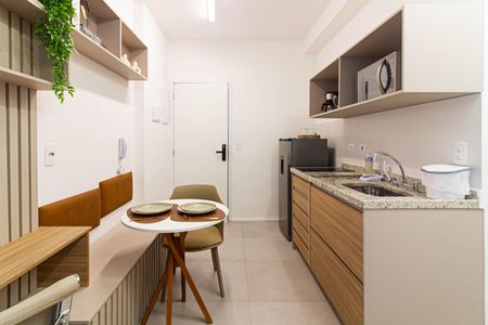 Studio para alugar com 27m², 1 quarto e sem vaga Studio para alugar com 27m², 1 quarto e sem vagaCozinha