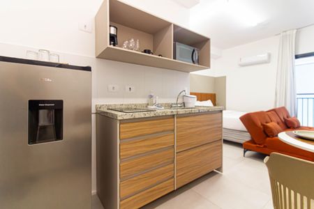 Studio para alugar com 27m², 1 quarto e sem vaga Studio para alugar com 27m², 1 quarto e sem vagaCozinha