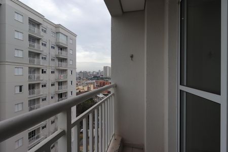 Sacada da Sala de apartamento à venda com 1 quarto, 38m² em Santa Terezinha, Santo André