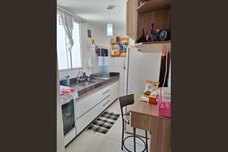 Cozinha de apartamento para alugar com 2 quartos, 47m² em Niterói, Betim