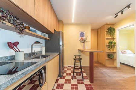 Apartamento à venda com 34m², 1 quarto e sem vaga Apartamento à venda com 34m², 1 quarto e sem vagaCozinha