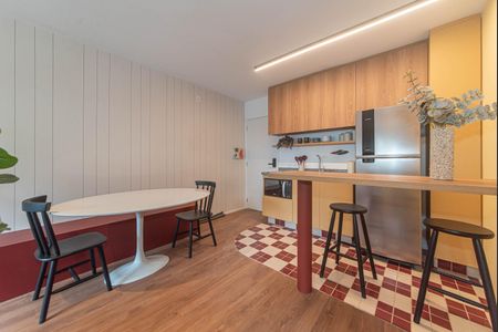 Cozinha de apartamento à venda com 1 quarto, 34m² em Vila Congonhas, São Paulo
