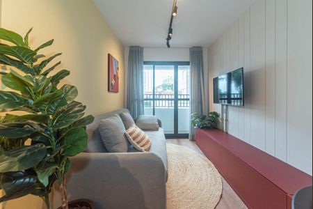 Sala de apartamento à venda com 1 quarto, 34m² em Vila Congonhas, São Paulo