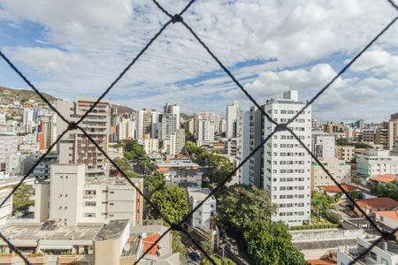 Vista da Sala de apartamento para alugar com 3 quartos, 100m² em Carmo, Belo Horizonte