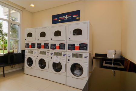 Studio para alugar com 39m², 1 quarto e 1 vaga Studio para alugar com 39m², 1 quarto e 1 vagaLavanderia