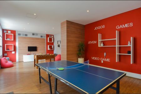 Studio para alugar com 39m², 1 quarto e 1 vaga Studio para alugar com 39m², 1 quarto e 1 vagaSalão de jogos