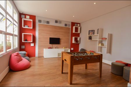 Studio para alugar com 39m², 1 quarto e 1 vaga Studio para alugar com 39m², 1 quarto e 1 vagaSalão de jogos