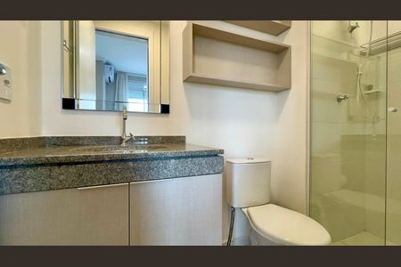Studio para alugar com 25m², 1 quarto e sem vaga Studio para alugar com 25m², 1 quarto e sem vagaBanheiro