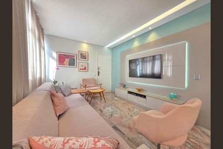 Sala  de apartamento à venda com 3 quartos, 100m² em Gutierrez, Belo Horizonte