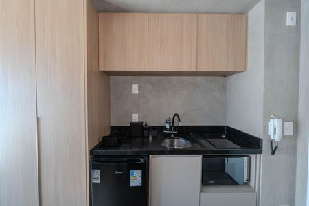 Studio para alugar com 25m², 1 quarto e sem vaga Studio para alugar com 25m², 1 quarto e sem vagaCozinha