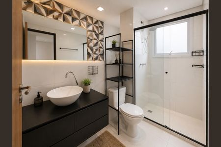 Banheiro de apartamento à venda com 2 quartos, 40m² em São José, Canoas