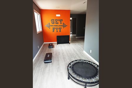 Apartamento para alugar com 37m², 2 quartos e 1 vaga Apartamento para alugar com 37m², 2 quartos e 1 vagaAcademia