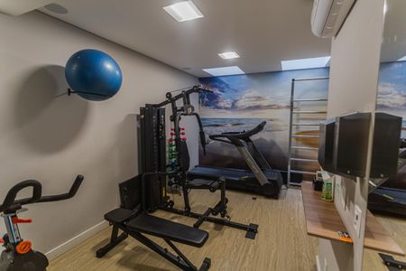 Apartamento à venda com 384m², 5 quartos e 4 vagas Apartamento à venda com 384m², 5 quartos e 4 vagasÁrea comum - Academia