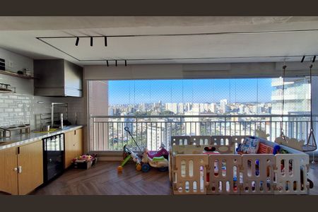 Varanda  de apartamento à venda com 2 quartos, 137m² em Jardim Chácara Inglesa, São Bernardo do Campo