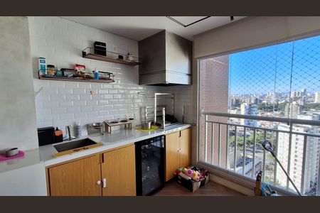 Varanda  de apartamento à venda com 2 quartos, 137m² em Jardim Chácara Inglesa, São Bernardo do Campo