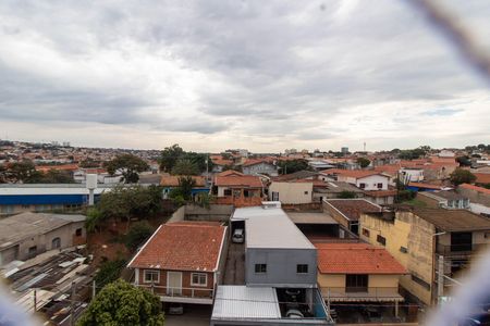 VISTA DA SALA de apartamento para alugar com 2 quartos, 46m² em Jardim Boa Esperança, Campinas