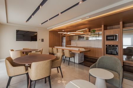Studio para alugar com 43m², 1 quarto e 1 vaga Studio para alugar com 43m², 1 quarto e 1 vagaÁrea comum - Salão de festas