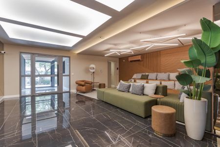 Studio para alugar com 43m², 1 quarto e 1 vaga Studio para alugar com 43m², 1 quarto e 1 vagaÁrea comum - Hall de Entrada