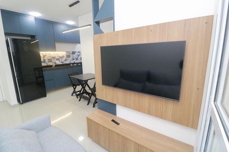 Sala de apartamento para alugar com 2 quartos, 41m² em Vila Guiomar, Santo André