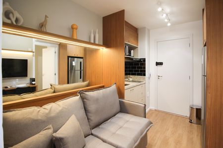 Sala de apartamento para alugar com 1 quarto, 24m² em Vila Nova Conceição, São Paulo