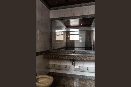 Banheiro da Suíte de apartamento à venda com 4 quartos, 160m² em Grajaú, Belo Horizonte