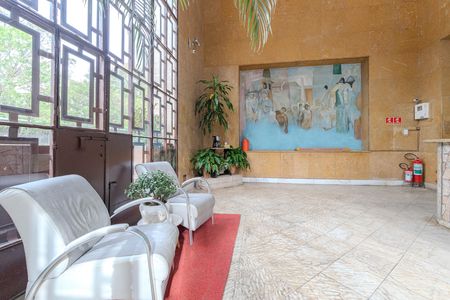 Studio para alugar com 40m², 1 quarto e sem vaga Studio para alugar com 40m², 1 quarto e sem vagaHall de entrada